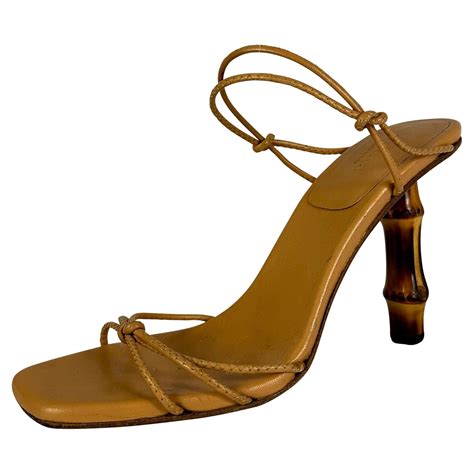 gucci bamboo sandal|Gucci low heel pumps.